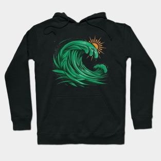 GREEN WAVE Hoodie